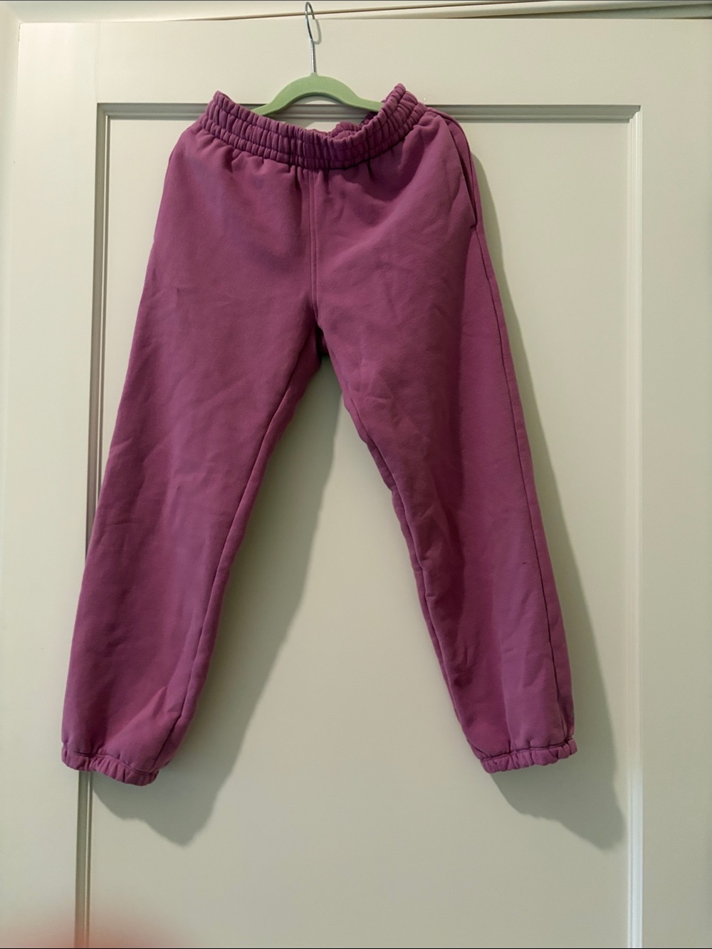 Athleta Girls Mauve Elastic-Waist Joggers never worn